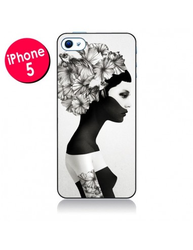 Coque Marianna Fille Fleurs pour iPhone 5 - Ruben Ireland et Jenny Liz Rome