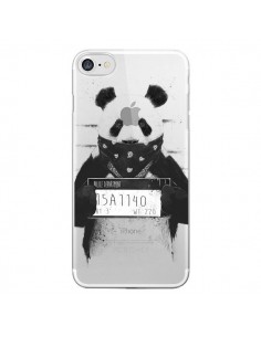 Coque iPhone 7/8 et SE 2020 Bad Panda Transparente -...