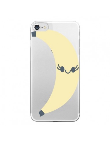 Coque iPhone 7/8 et SE 2020 Banana Banane Fruit Transparente - Claudia Ramos