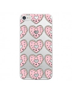 Coque iPhone 7/8 et SE 2020 Donuts Heart Coeur Rose Pink...