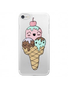 Coque iPhone 7/8 et SE 2020 Ice Cream Glace Summer Ete...
