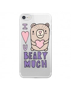 Coque iPhone 7/8 et SE 2020 I Love You Beary Much...