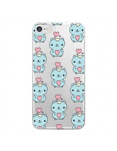 Coque iPhone 7/8 et SE 2020 Hamster Love Amour...