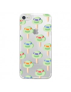 Coque iPhone 7/8 et SE 2020 Tortues Ninja Tortle...