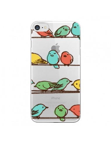 Coque iPhone 7/8 et SE 2020 Oiseaux Birds Transparente - Eric Fan
