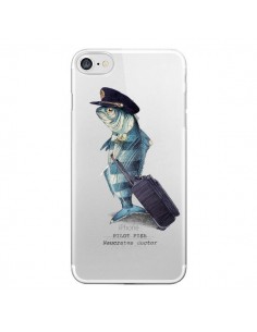 Coque iPhone 7/8 et SE 2020 Pilot Fish Poisson Pilote...
