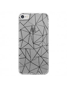 Coque iPhone 7/8 et SE 2020 Lignes Grilles Triangles Full...