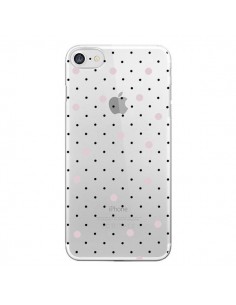 Coque iPhone 7/8 et SE 2020 Point Rose Pin Point...