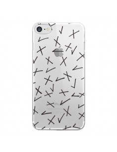 Coque iPhone 7/8 et SE 2020 Cross Croix Check...