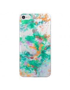 Coque iPhone 7/8 et SE 2020 Mermaid Sirene Fleur Flower...