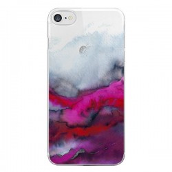 Coque iPhone 7/8 et SE 2020 Winter Waves Vagues Hiver...