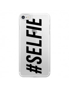 Coque iPhone 7/8 et SE 2020 Hashtag Selfie Transparente -...