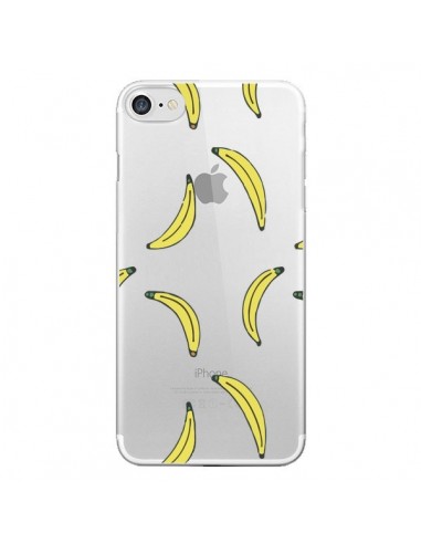 Coque iPhone 7/8 et SE 2020 Bananes Bananas Fruit Transparente - Dricia Do