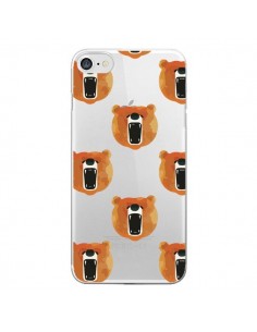 Coque iPhone 7/8 et SE 2020 Ours Ourson Bear Transparente...