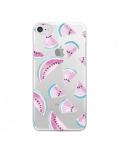 Coque iPhone 7/8 et SE 2020 Pasteque Watermelon Fruit Ete...