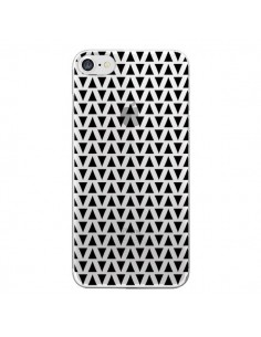 Coque iPhone 7/8 et SE 2020 Triangles Romi Azteque Noir...