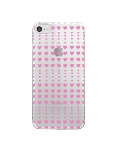 Coque iPhone 7/8 et SE 2020 Coeurs Heart Love Amour Rose...