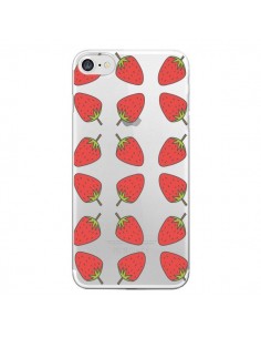 Coque iPhone 7/8 et SE 2020 Fraise Fruit Strawberry...