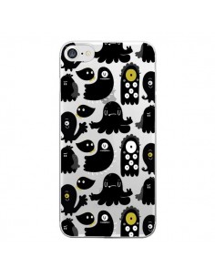 Coque iPhone 7/8 et SE 2020 Monsters Monstres Pattern...