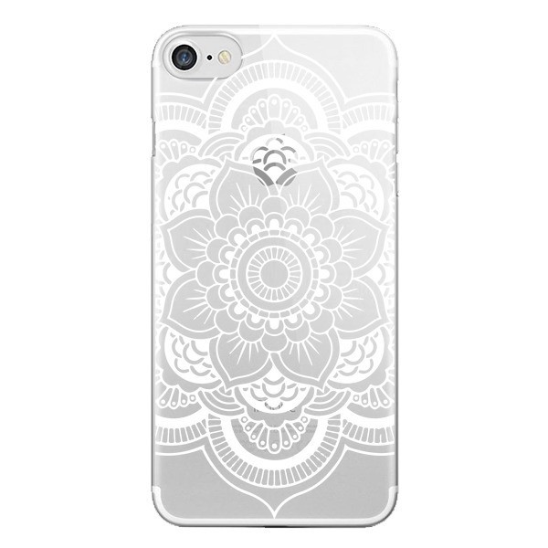 coque iphone 7 mandala blanc