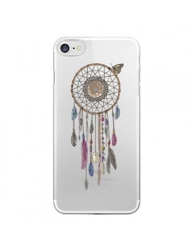 Coque iPhone 7/8 et SE 2020 Attrape-rêves Lakota Transparente - Rachel Caldwell