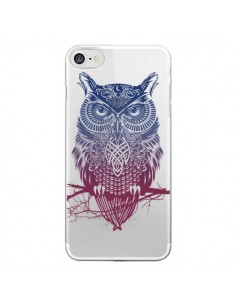 Coque iPhone 7/8 et SE 2020 Hibou Chouette Owl...