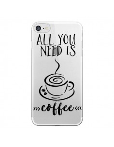 Coque iPhone 7/8 et SE 2020 All you need is coffee...
