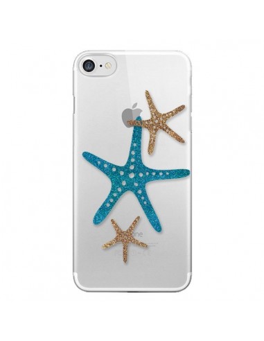 Coque iPhone 7/8 et SE 2020 Etoile de Mer Starfish Transparente - Sylvia Cook