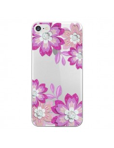 Coque iPhone 7/8 et SE 2020 Winter Flower Rose, Fleurs...