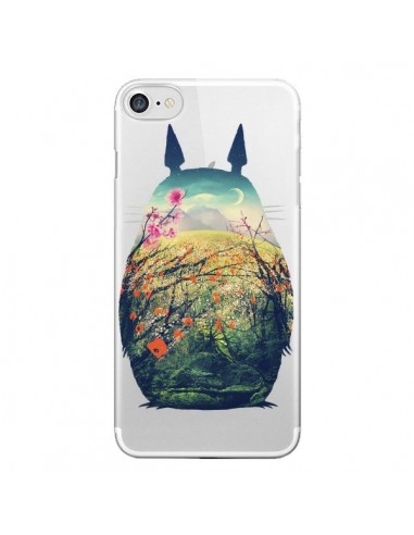 Coque iPhone 7/8 et SE 2020 Totoro Manga Comics Transparente - Victor Vercesi