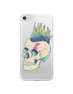 Coque iPhone 7/8 et SE 2020 Tête de Mort Crane Punk...