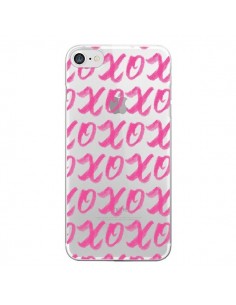 Coque iPhone 7/8 et SE 2020 XoXo Rose Transparente -...