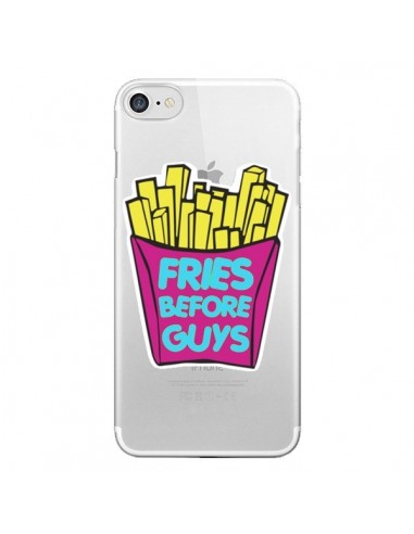 Coque iPhone 7/8 et SE 2020 Fries Before Guys Transparente - Yohan B.