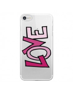 Coque iPhone 7/8 et SE 2020 Love Amour Transparente -...