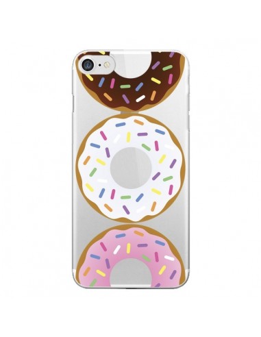 Coque iPhone 7/8 et SE 2020 Bagels Bonbons Transparente - Yohan B.
