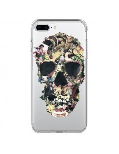 Coque iPhone 7 Plus et 8 Plus Skull Vintage Tête de Mort...