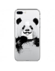 Coque iPhone 7 Plus et 8 Plus Funny Panda Moustache...