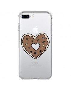 Coque iPhone 7 Plus et 8 Plus Donuts Heart Coeur Chocolat...