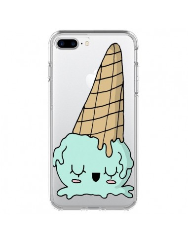 Coque iPhone 7 Plus et 8 Plus Ice Cream Glace Summer Ete Renverse Transparente - Claudia Ramos