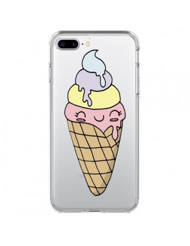 Coque iPhone 7 Plus et 8 Plus Ice Cream Glace Summer Ete Parfum Transparente - Claudia Ramos