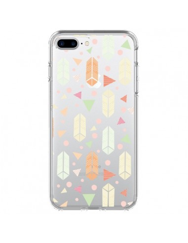 Coque iPhone 7 Plus et 8 Plus Arrow Fleche Azteque Transparente - Claudia Ramos