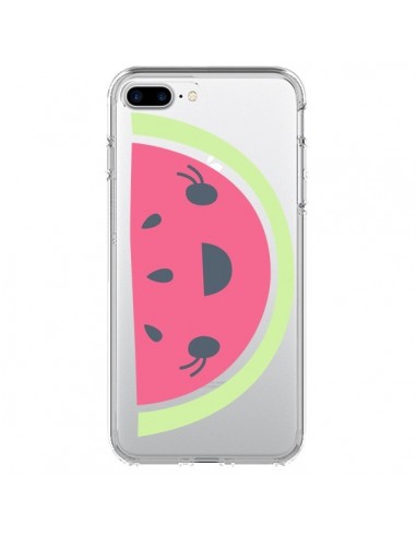 Coque iPhone 7 Plus et 8 Plus Pasteque Watermelon Fruit Transparente - Claudia Ramos