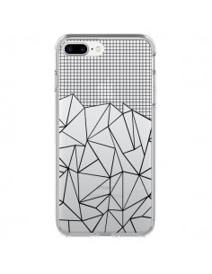 Coque iPhone 7 Plus et 8 Plus Lignes Grille Grid Abstract...