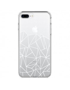 Coque iPhone 7 Plus et 8 Plus Lignes Grilles Grid...