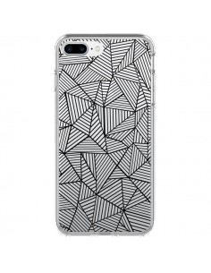 Coque iPhone 7 Plus et 8 Plus Lignes Grilles Triangles...