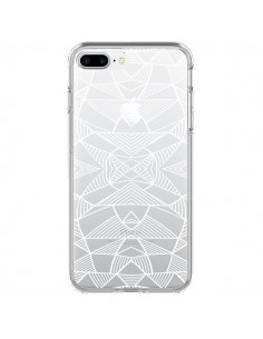 Coque iPhone 7 Plus et 8 Plus Lignes Miroir Grilles...
