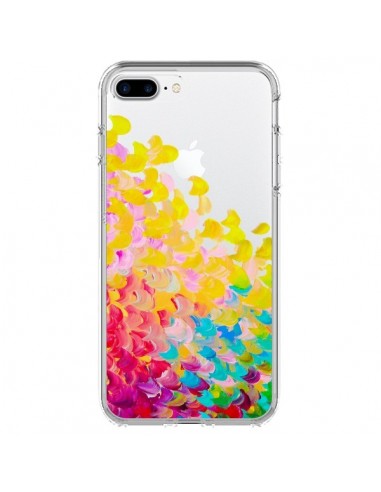 Coque iPhone 7 Plus et 8 Plus Creation in Color Jaune Yellow Transparente - Ebi Emporium
