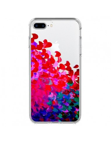 Coque iPhone 7 Plus et 8 Plus Creation in Color Pink Rose Transparente - Ebi Emporium