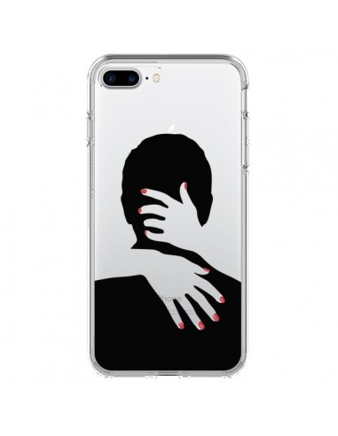 Coque iPhone 7 Plus et 8 Plus Calin Hug Mignon Amour Love Cute Transparente - Dricia Do