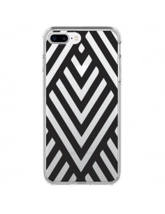 Coque iPhone 7 Plus et 8 Plus Geometric Azteque Noir...